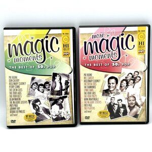 Magic Moments Best Of The 50s POP Hi Fidelity DVDs, Quantity 2